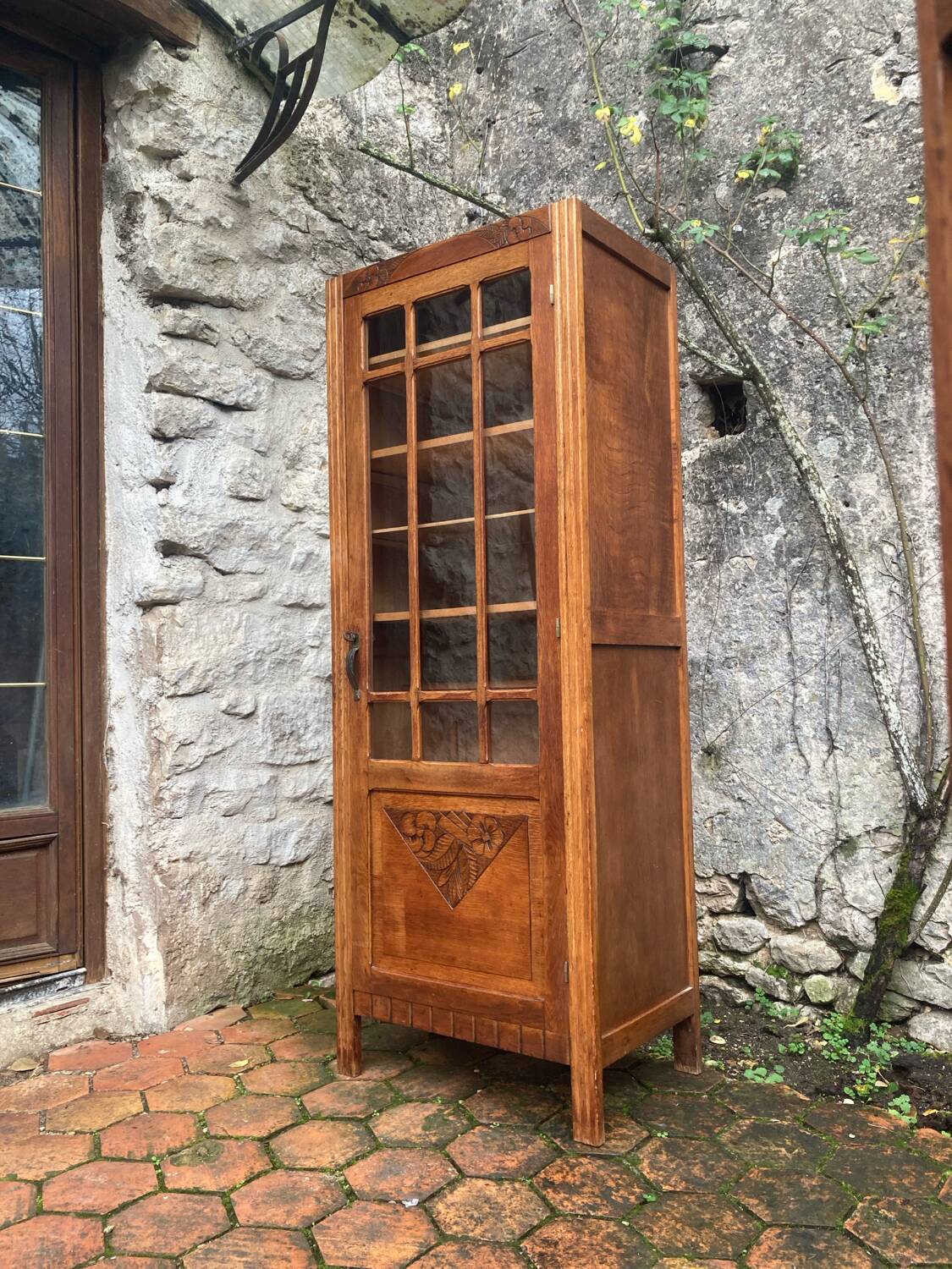 Armoire vitrée art déco
