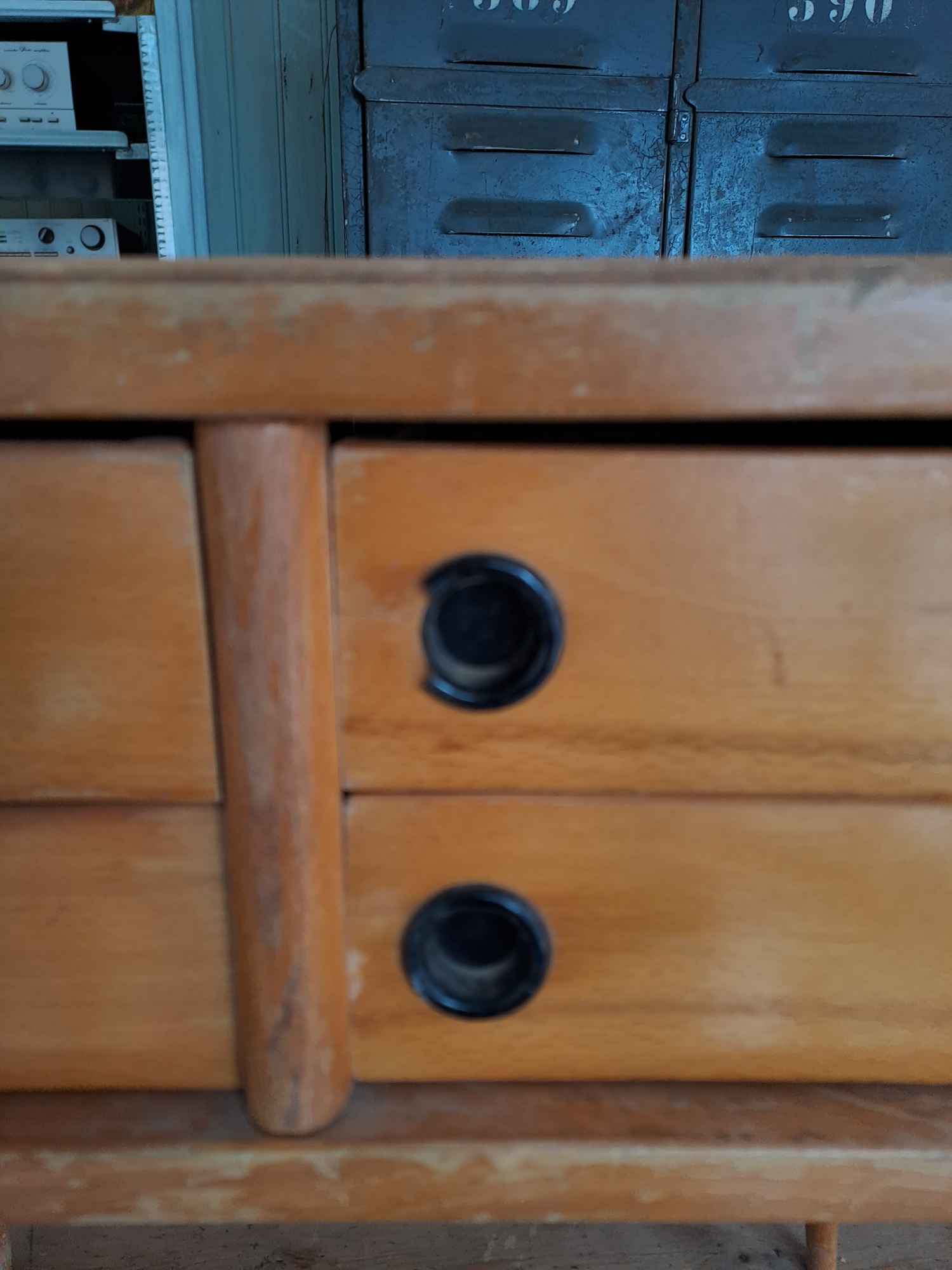 Pair of vintage bedside tables