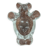 Cendrier ours en cristal de vannes le châtel