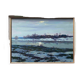 HST Russian school painting "Winter landscape" 1993 signed located + frame