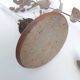 Oil lamp sandstone signed