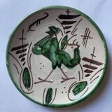 Dix assiettes en céramique vintage 1950 DOMINGO PUNTER