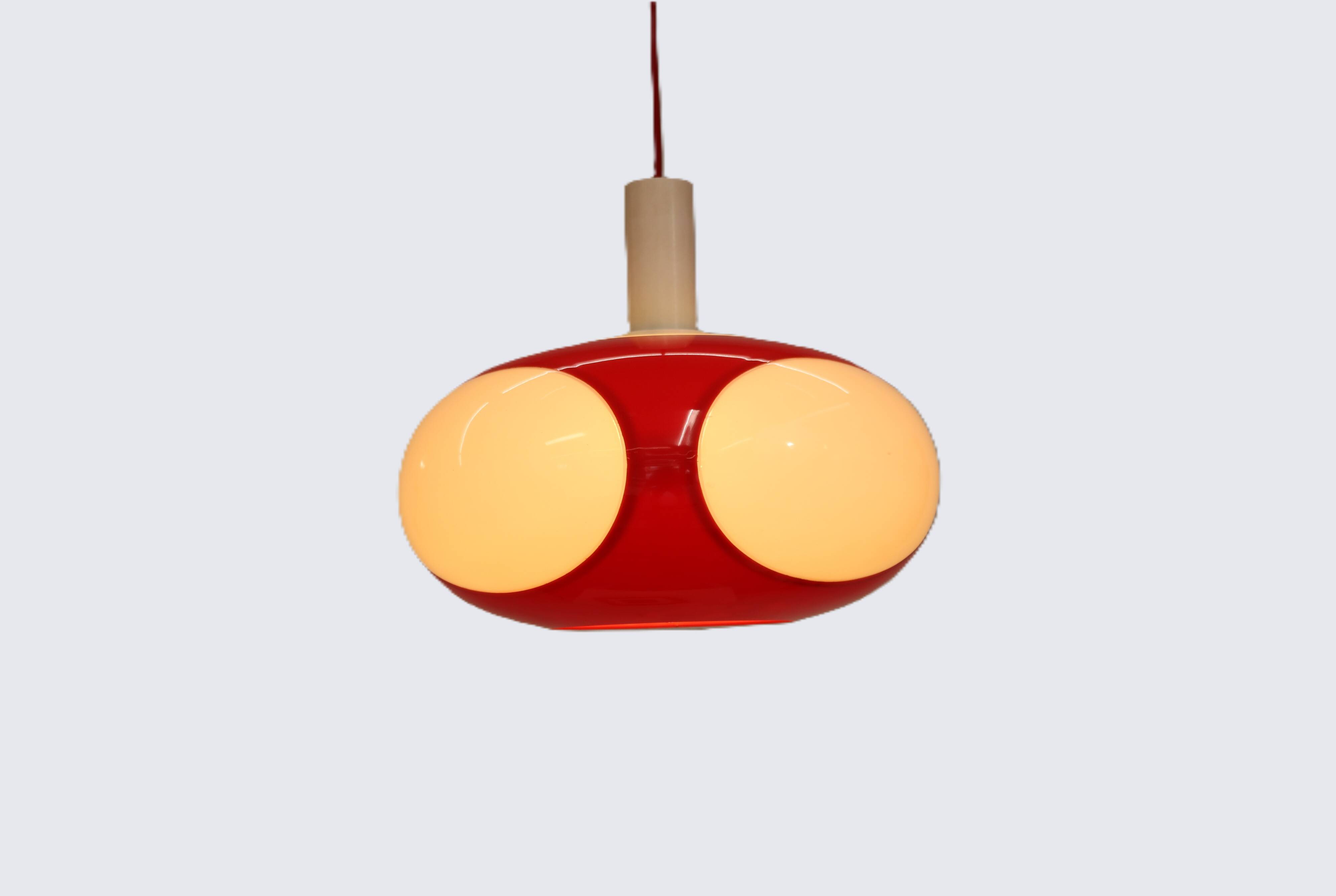 Space age bug eye UFO lamp *** Massive Belgium *** rare / white colour ***