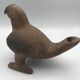 Vase zoomorph bird sculpture terracotta parrot, mexico, 70s