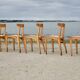 5 chaises de Thibault Desombre, 1990