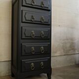 Vintage black chiffonier