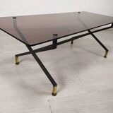 Table basse vintage verre