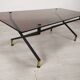 Table basse vintage verre