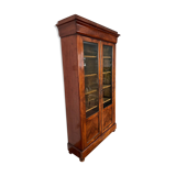 Louis Philippe style mahogany display cabinet
