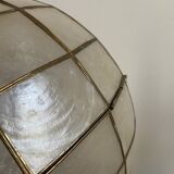 Ball in mother-of-pearl and brass to hang