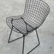 Harry Bertoia Chair 420 "wire" Knoll International in black