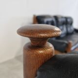 Set of vintage brutalist sofa's, 1970s