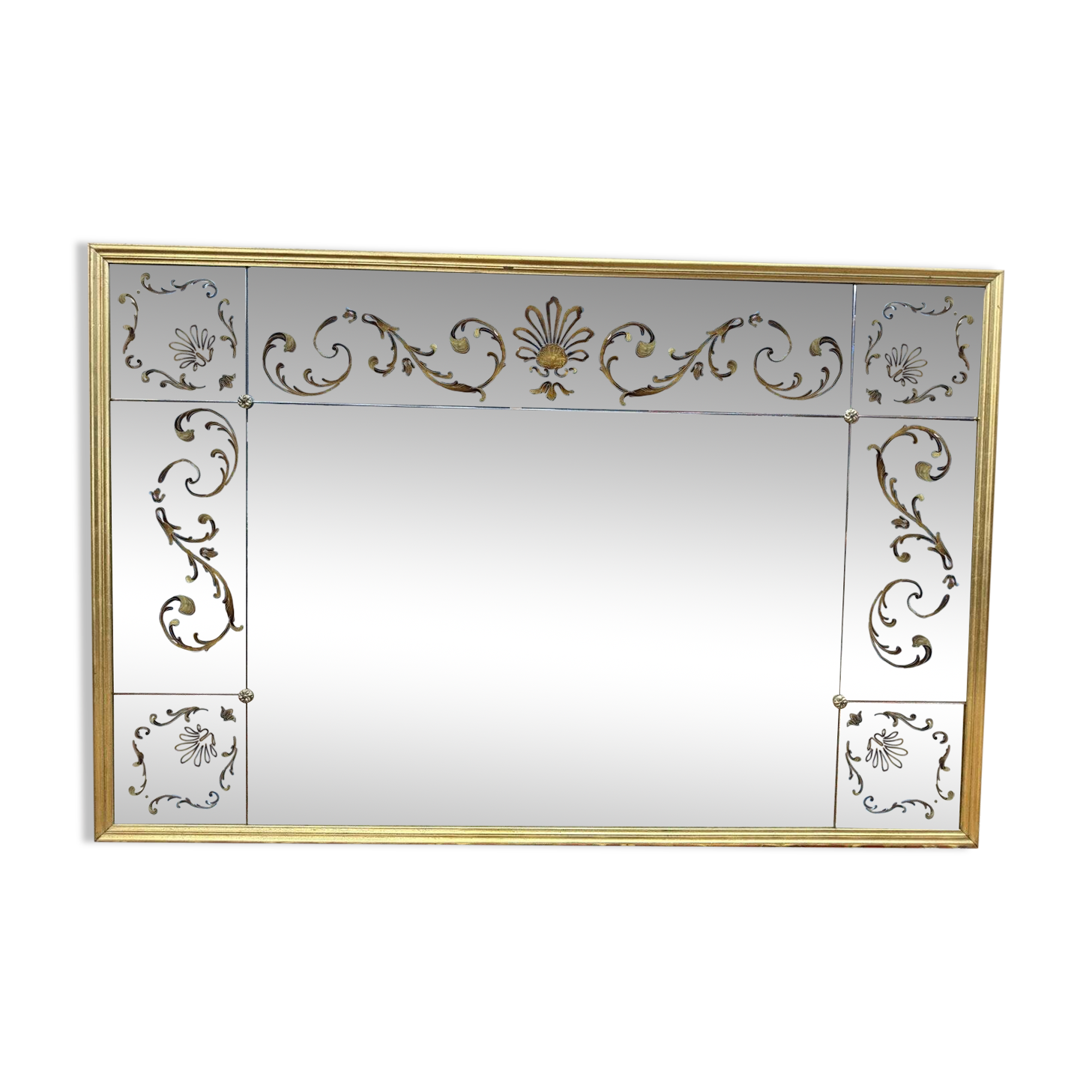 Bistro Mirror - Venetian Art Nouveau Brasserie Style