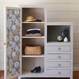 Asymmetrical cabinet