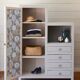Asymmetrical cabinet