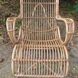 Rattan lounge chair