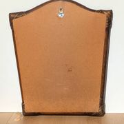 Mirror - Vintage 49x43 cm - Bamboo, Rattan - Patinated wood 1970