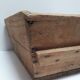 Wooden box trapezoidal