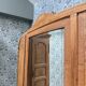 Armoire Art Déco en érable moucheté, rénovée