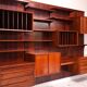 Modular bookcase in Poul Cadovius rosewood