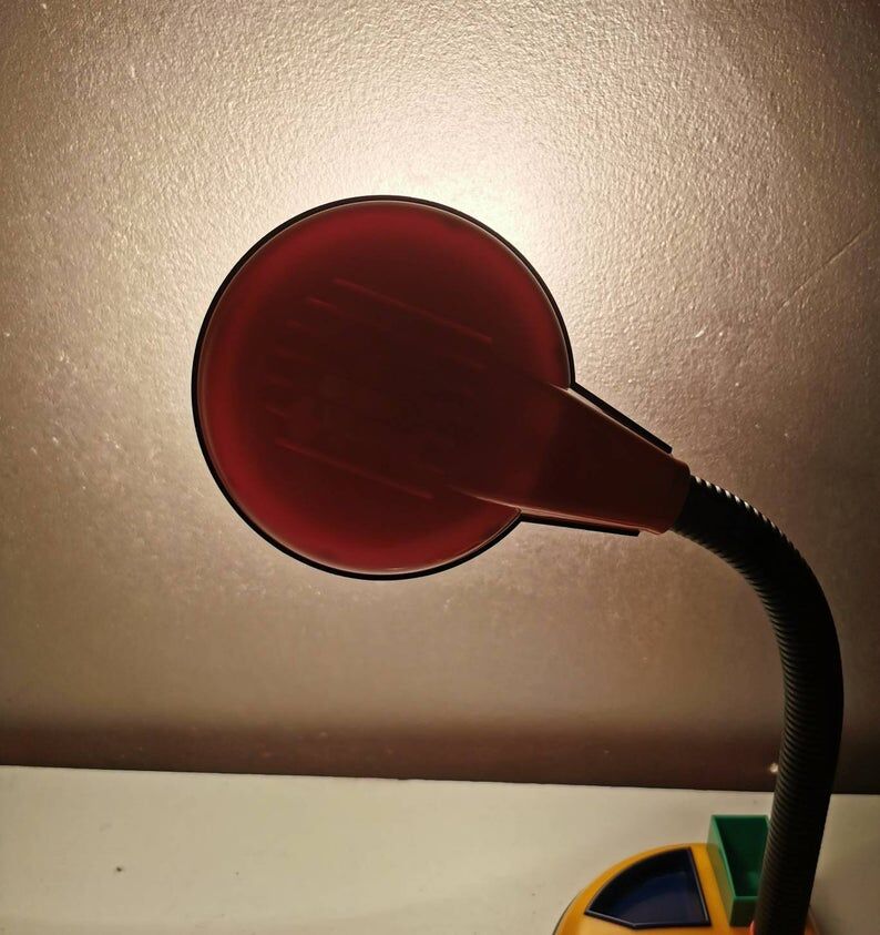 1980s plastic desk lamp