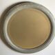 Vintage wood round mirror 1950