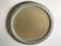 Vintage wood round mirror 1950