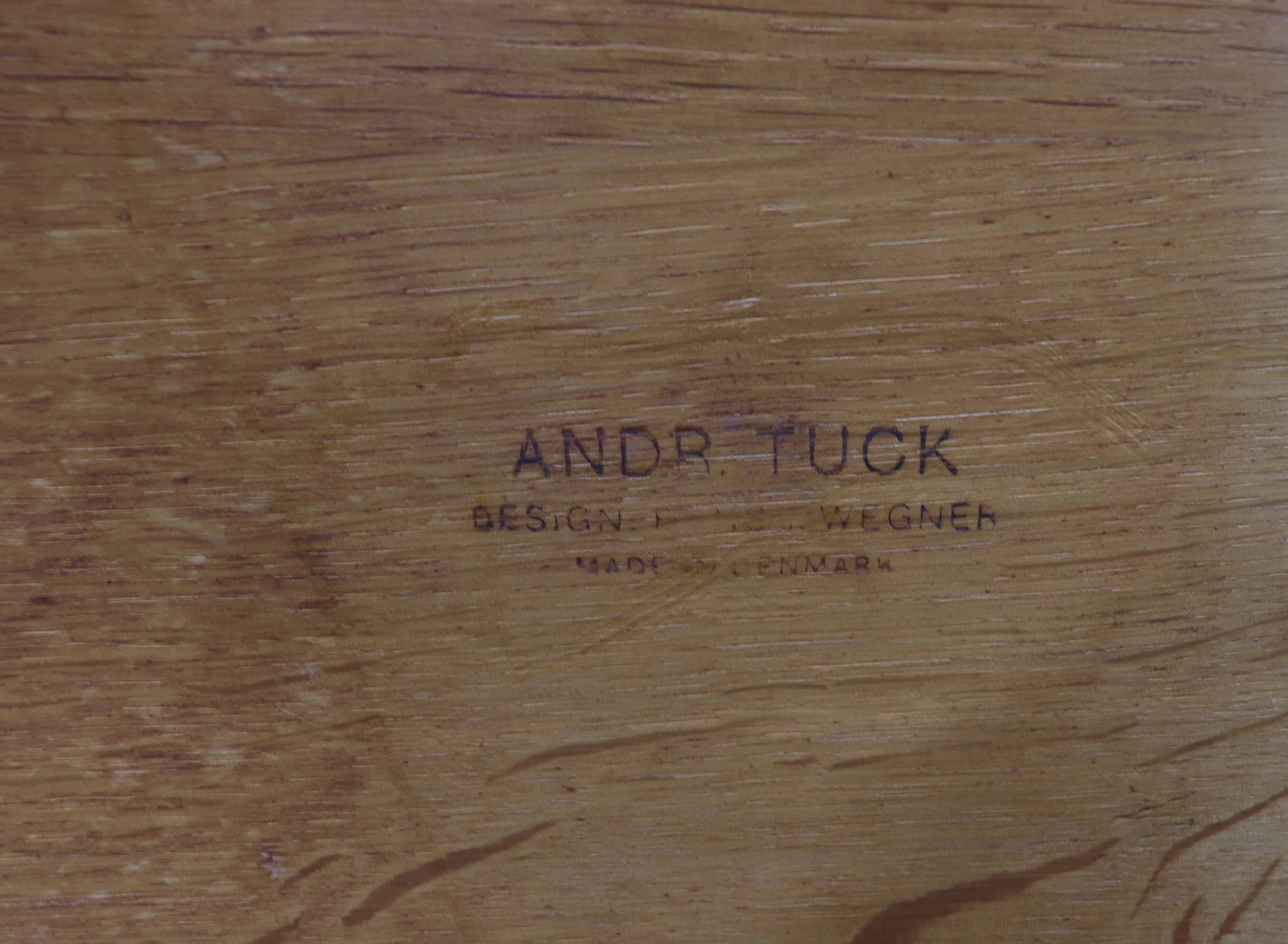 Rare writing table by Hans Wegner for Andreas Tuck Denmark 1960s