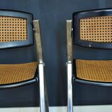 Vintage folding can chairs