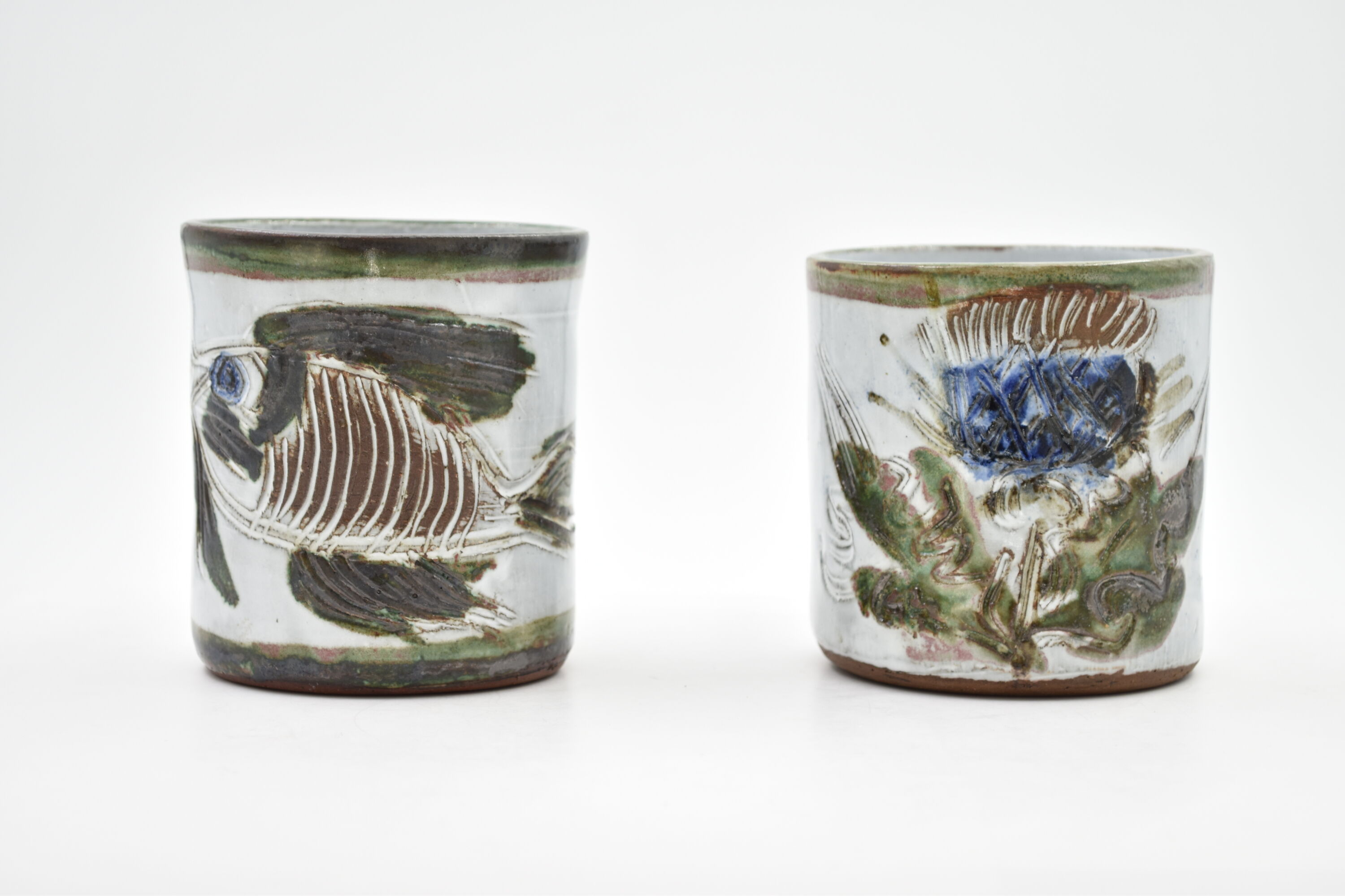 Pair of cups Thilor Vallauris