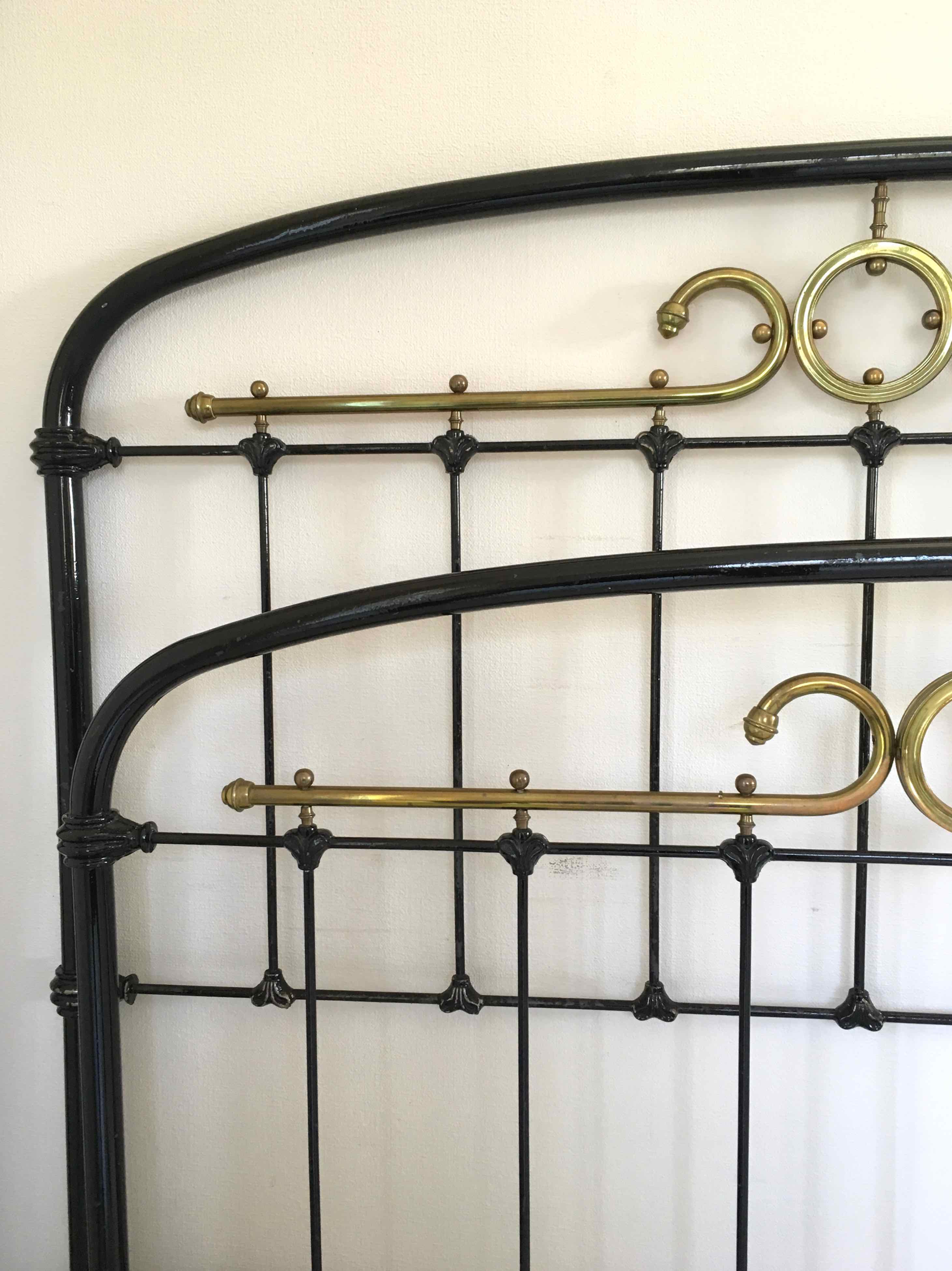 Iron bed Napoleon III in 140 x 190