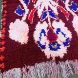 Ancient Berber carpet, 132x88 cm