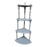 Antique corner shelf on legs
