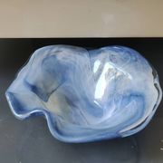 Large organic floral empty pocket. In glass/crystal