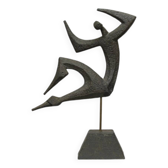 Sculpture in Bronze by Joop Puntman, 1970s