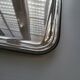 Large silver-plated metal serving platter Christofle Gallia collection