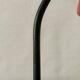 Vintage red and black metal desk lamp
