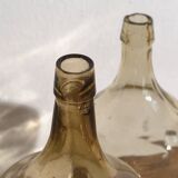 Demijohns anciens de couleur marron (vers 1920). Ensemble 3 pièces #13