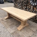 Renovated solid oak monastery table