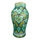 Handcrafted Safi turquoise vase signed