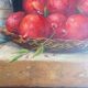 Old painting - Oil painting - Still life with pomegranates