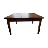 Extendable exotic wood table