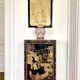 Black lacquered Chinese cabinet 19th century