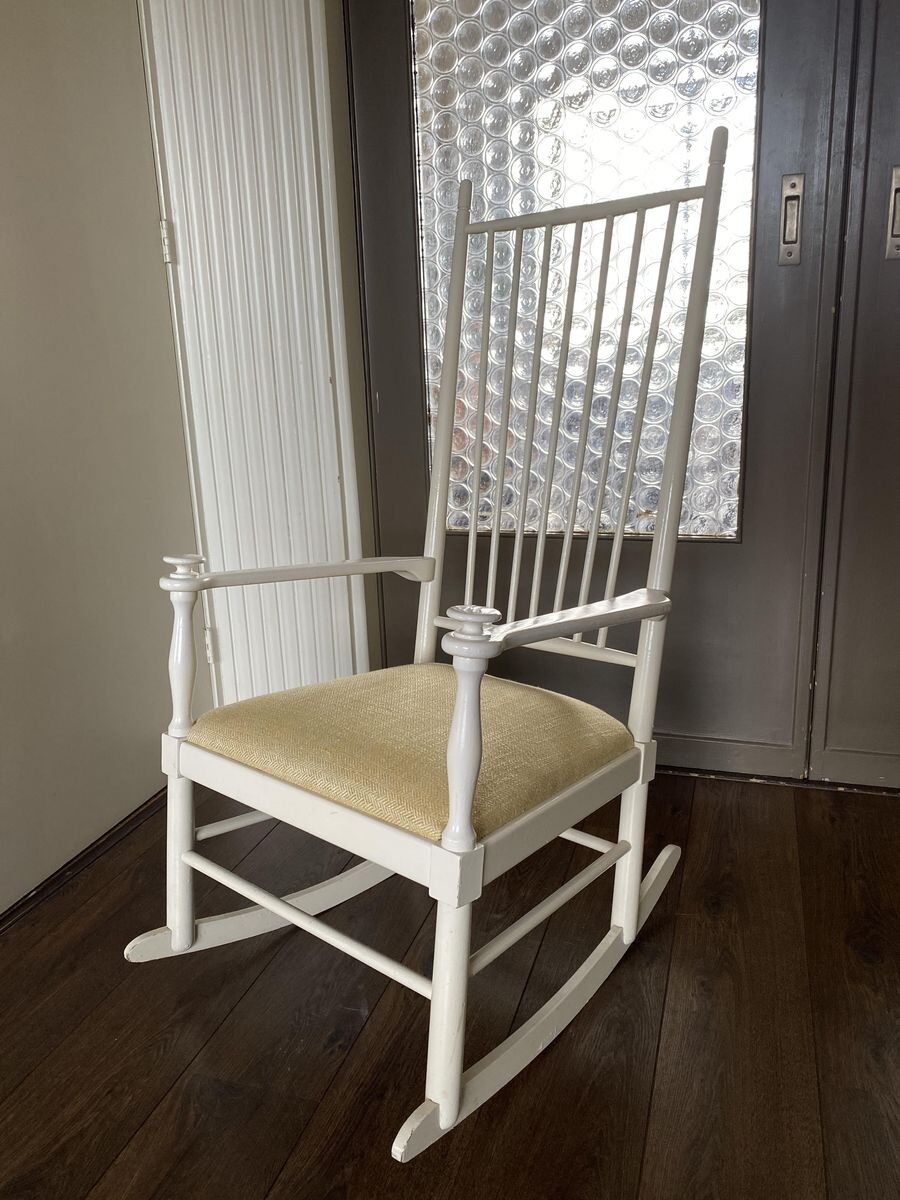 Scandinavian rocking chair by Karl Axel Adolfsson for Gemla 1950s