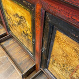 Buffet ancien chinois 3 portes + 3 tiroirs