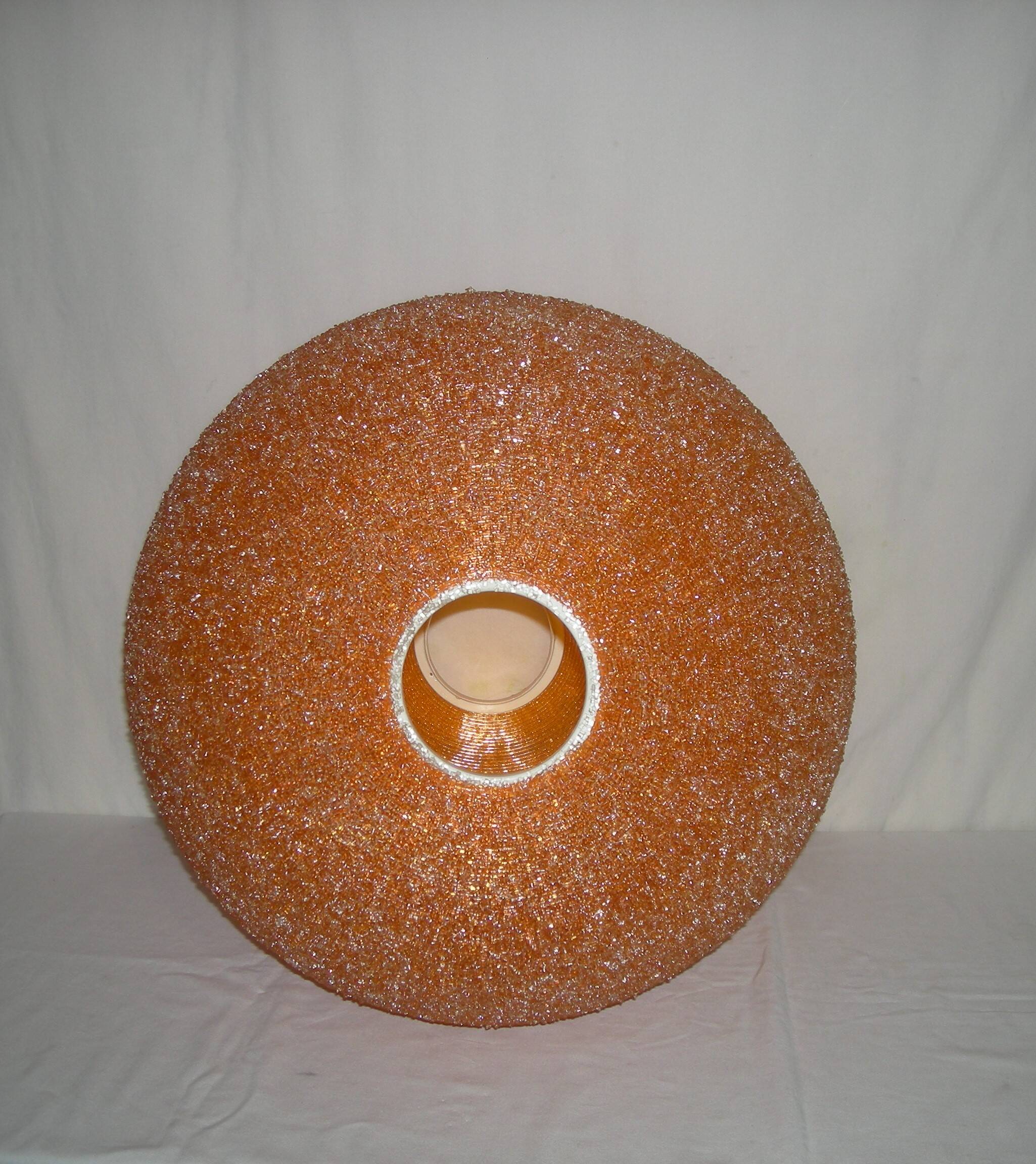 Suspension orange Sugar ball by John and Sylvia Reid from the 1960s.