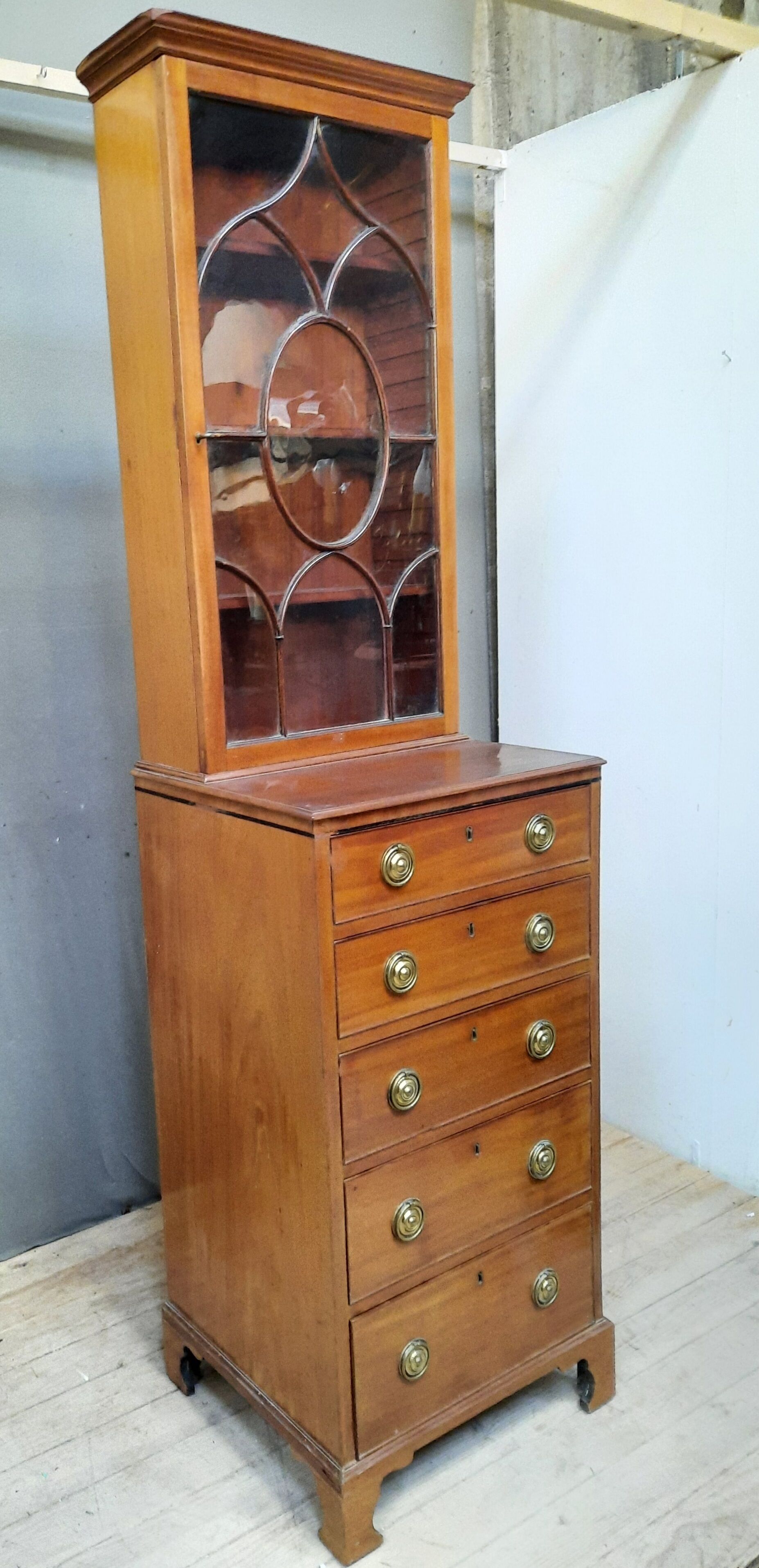 Nineteenth-century English glazed library