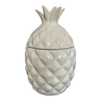 Vintage ceramic pineapple pot 70s