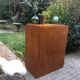 Armoire basse vintage 1960 en bois clair