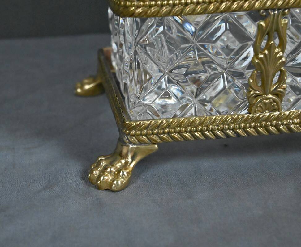 Bronze and Crystal Liquor Cabinet – Late 19th Century